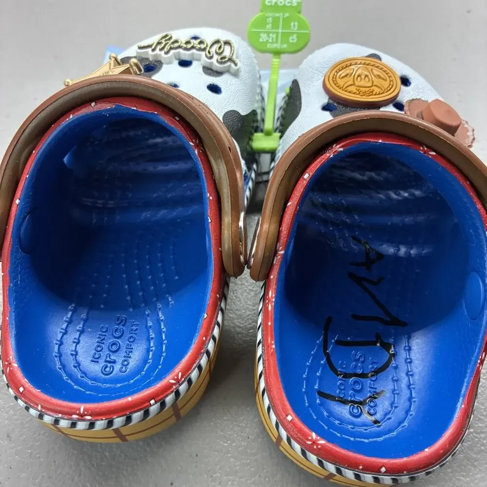 CROCS TOY STORY SHERIFF WOODY Pixar Classic Clog Toddler Size C5